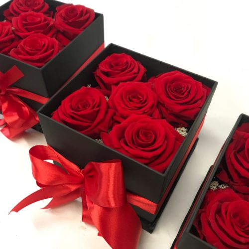 4 rose stabilizzate napoli