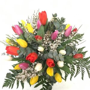 Bouquet di tulipani dai colori misti